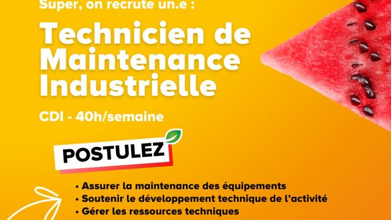Technicien de Maintenance Industrielle (h/f) / Grosbusch