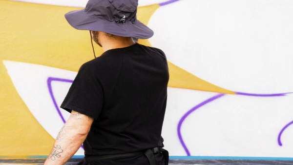 Vernissage de la fresque réalisée par l'artiste Pro176