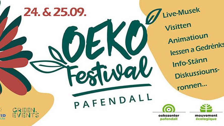 « Oekofestival » 2021 – Save the date : 24 & 25 septembre 2021
