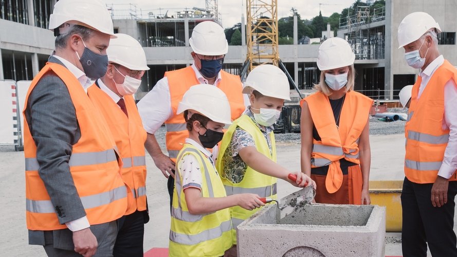 Campus Géitzt : structure intégrée au cœur de la ville de Wiltz