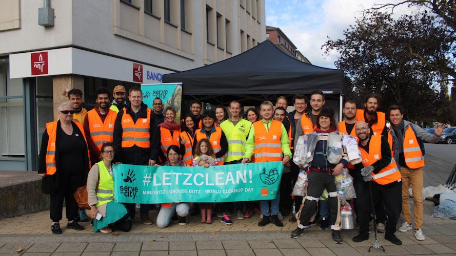 Initiative Letzclean : nettoyage inaugural à Esch
