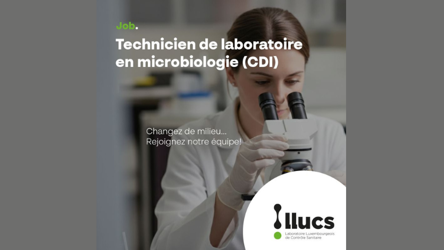 Technicien de laboratoire en microbiologie (M/F)