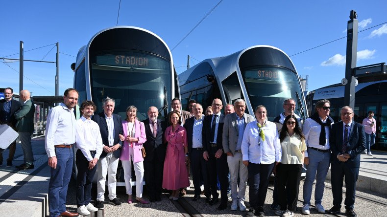 Le tram est arrivé au Stade de Luxembourg !