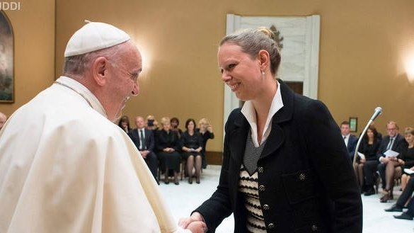 Conférence climatique : Carole Dieschbourg reçue par le pape François