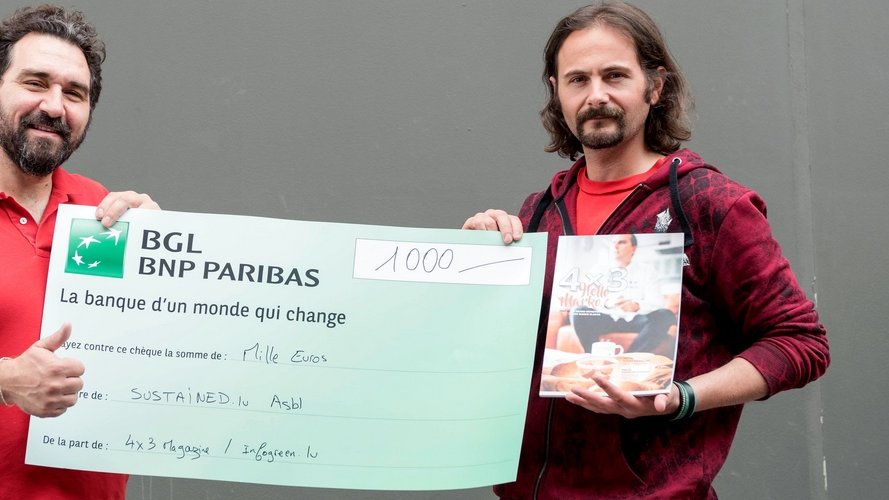 1000 euros pour Sustained.lu : merci, c'est grâce à vous !