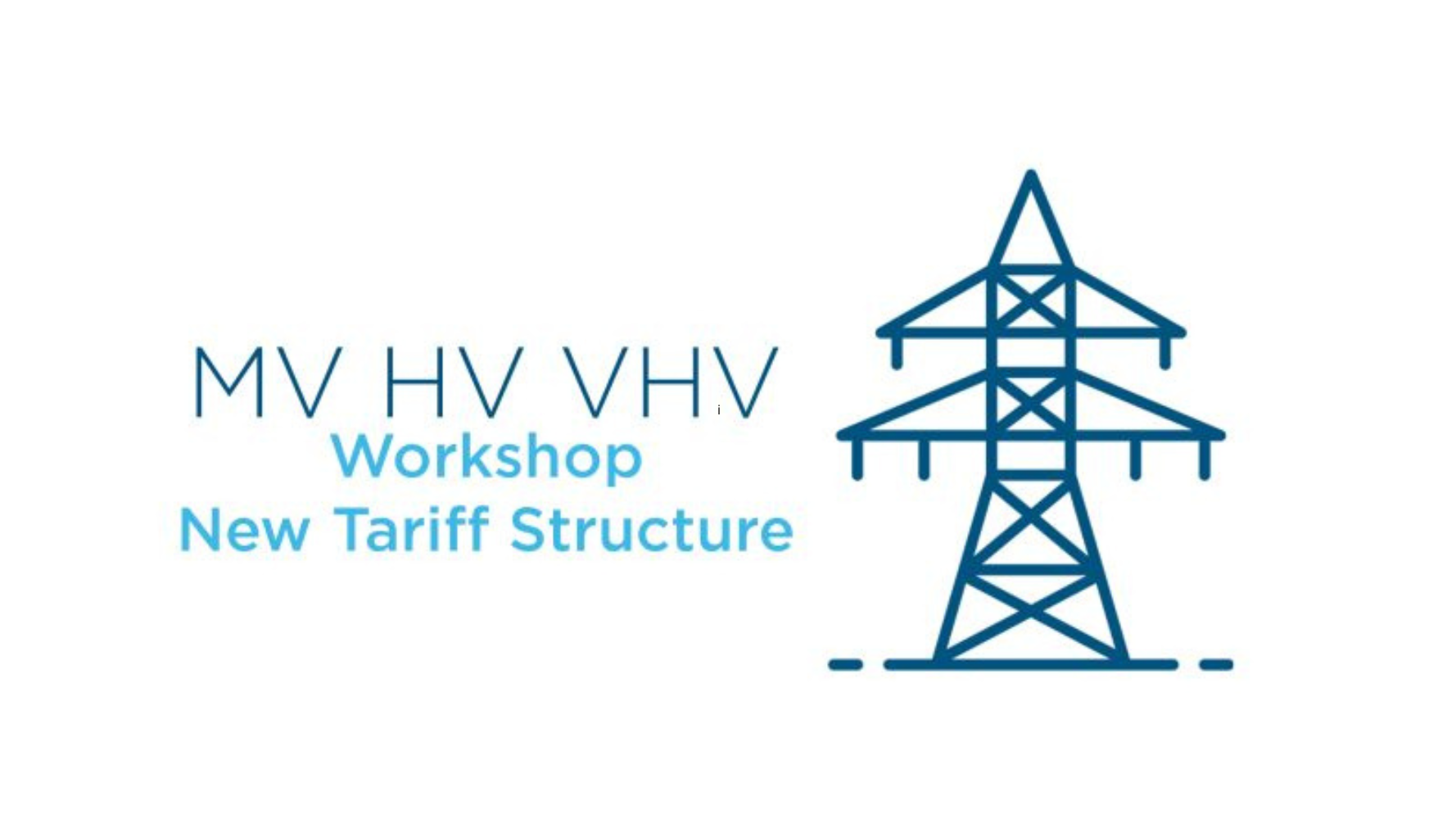 Atelier des parties prenantes sur les futurs tarifs des MV, HV et VHV