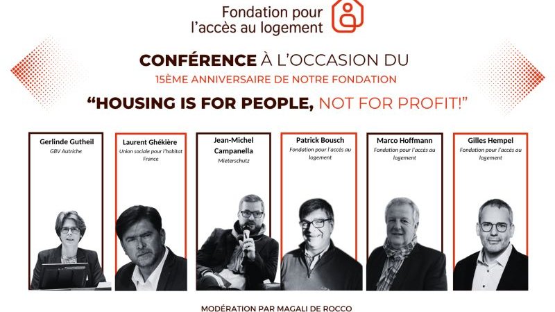 Conférence à l'occasion du 15e anniversaire de la FAL au Forum Geesseknäppchen