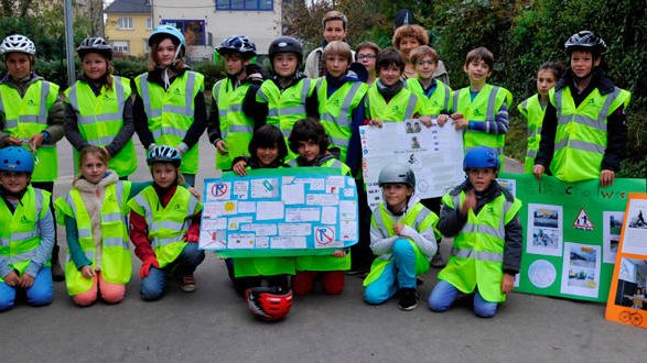 “Mam Vëlo an d'Schoul“ étendu aux écoles de Belair et de Cessange