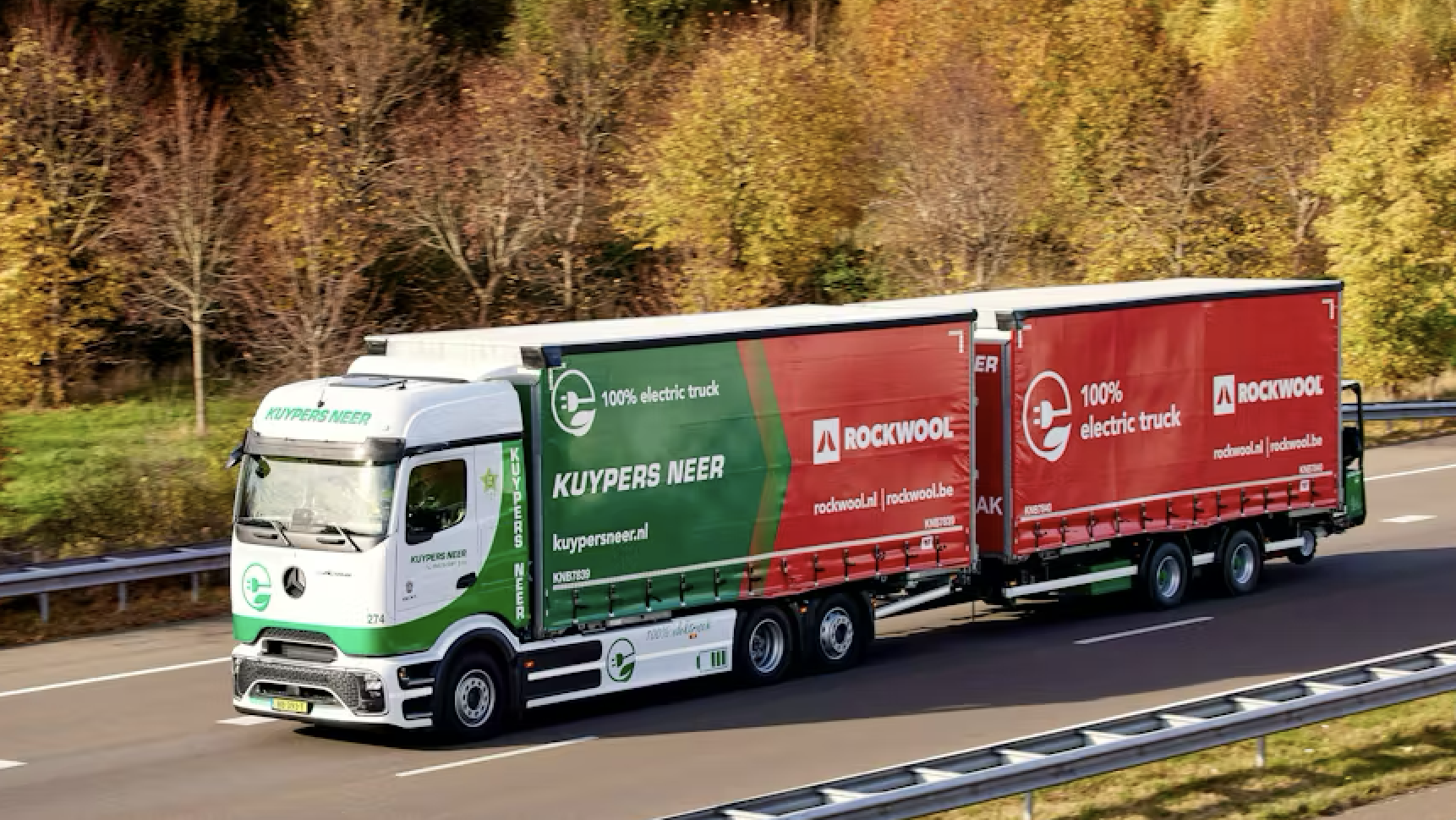 ROCKWOOL investit dans le transport durable avec un camion électrique