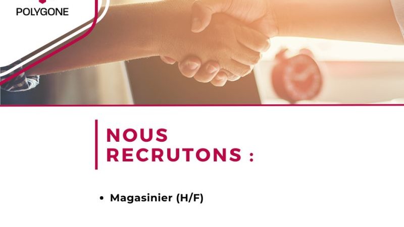 Magasinier (h/f) / Polygone