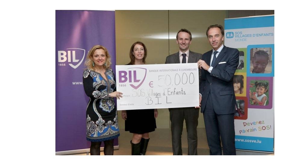BIL partenaire de SOS Villages d'Enfants Monde