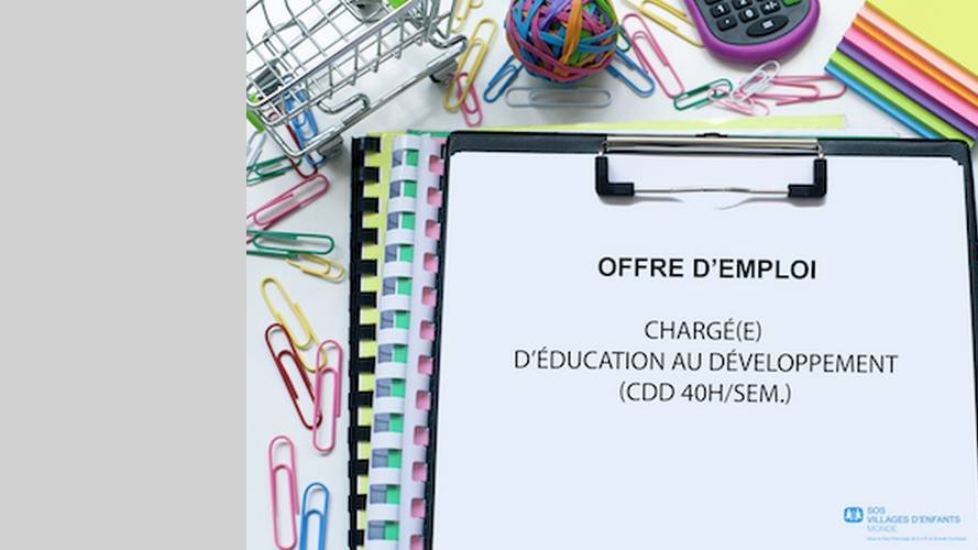 Sos Villages d'Enfants Monde recrute !