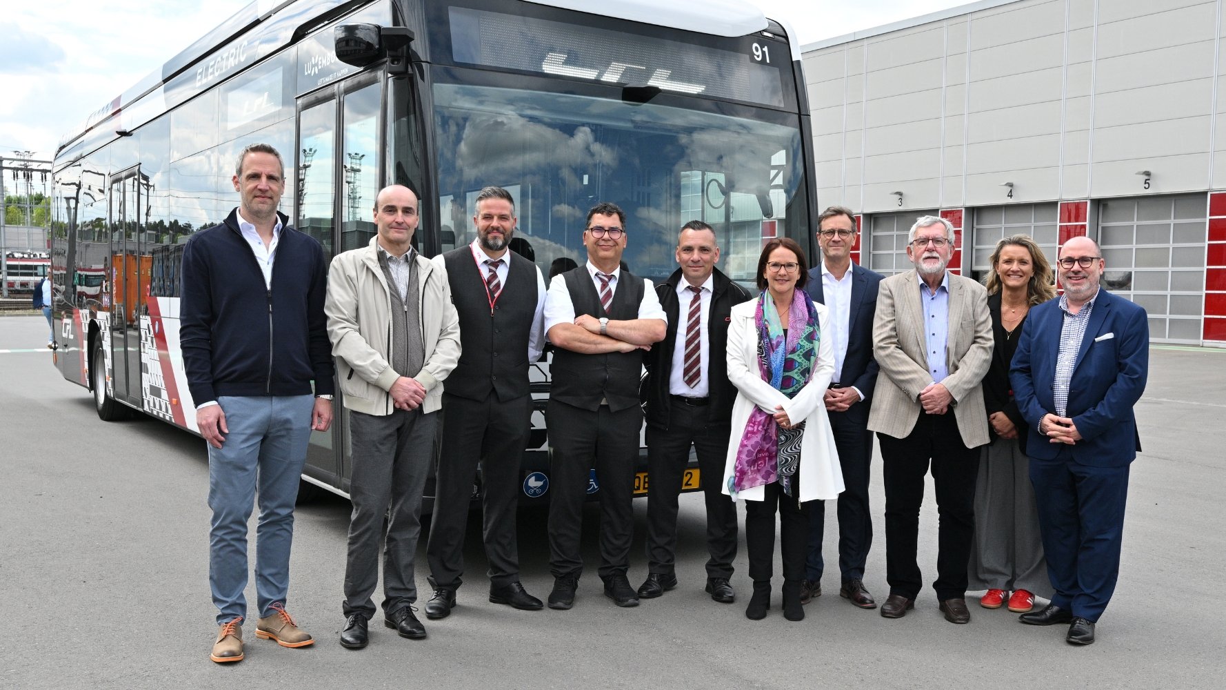 Douze nouveaux bus électriques pour les CFL