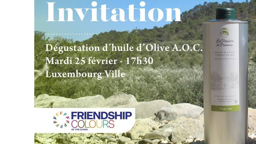 Dégustation d'Huile d'Olive et présentation de l'ONG Friendship