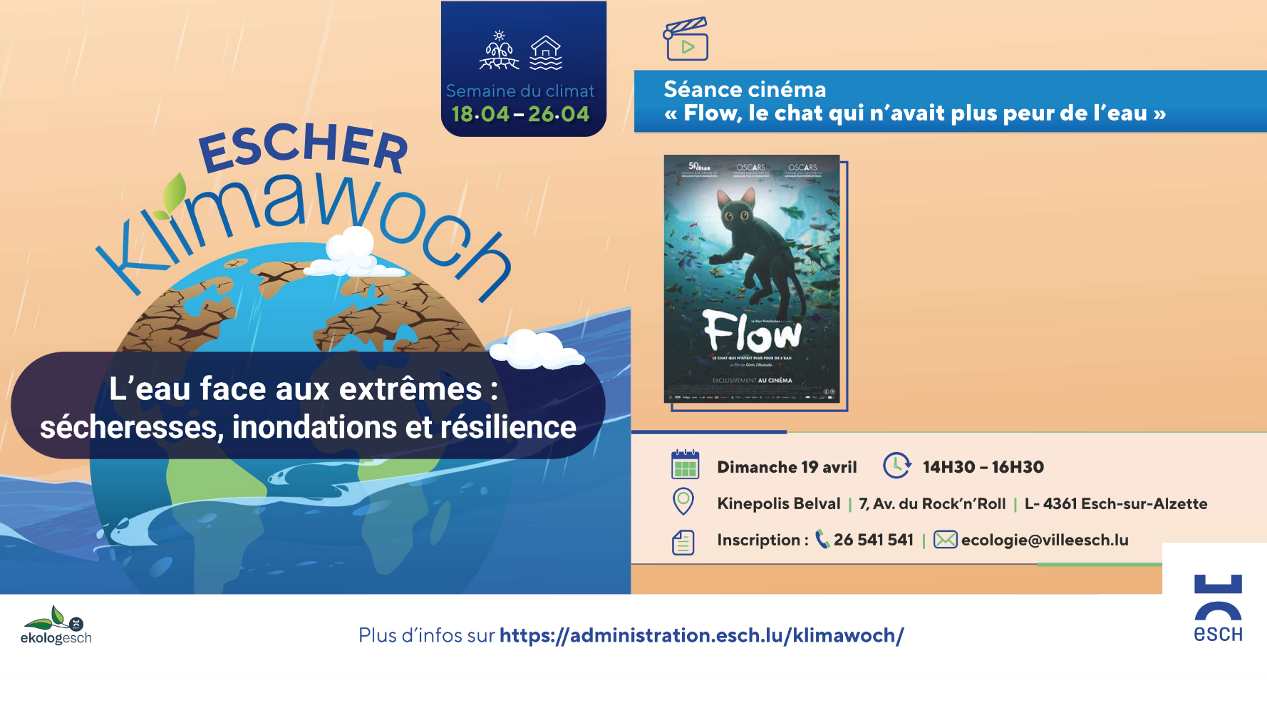 Séance cinéma « Flow, le chat qui n'avait plus peur de l'eau »