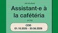 Employé-étudiant – Assistant à la cafétéria (m/f) (réf. E00036494) / MNHN