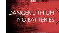 Batteries au Lithium : un danger méconnu !