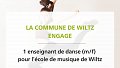 Enseignant (m/f/d) de danse @ Commune de Wiltz