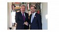Jean Asselborn rencontre le Haut-Commissaire des Nations unies aux droits de l'Homme, Zeid Ra'ad Al Hussein, à Luxembourg