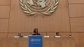 Lydia Mutsch à l'Assemblée mondiale de la santé (AMS) à Genève