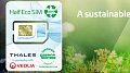 Création d'une carte SIM en plastique recyclé