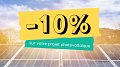 electris vous offre une réduction de 10% sur votre projet photovoltaïque