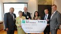 Remise d'un don de 5.000 euros à la Ligue Medico-Sociale