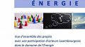 Tous les projets dans le domaine de l'énergie rassemblés dans une brochure