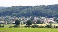Vue panoramique de la ville de Beckerich au Luxembourg