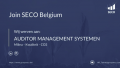 Auditor Management Systemen - Milieu/Kwaliteit/CO2 (M/F) / SECO
