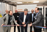 D<sup class="typo_exposants">r</sup> Damien Lenoble (Director of the materials department - LIST), Dirk Fransaer (Director general ad interim - LIST), Ulrich Mantz (CTO - Raith)