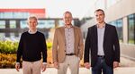 François Piron, administrateur délégué du groupe Thomas & Piron, Marc Tebaldi, Directeur général d'Eklozio et François-Xavier Gilen, sales manager chez Thomas & Piron Luxembourg.